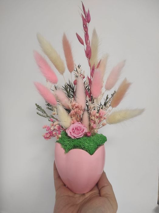 Aranjament Floral Handmade - Cadou Unic Zi de Naștere / 8 Martie