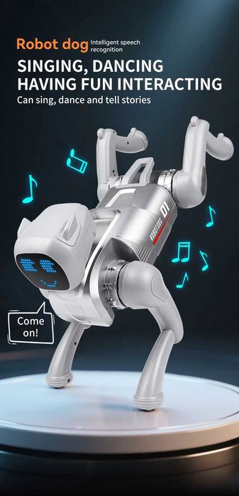 Интелигентно Куче Робот с Гласови Команди и Дистанционно (ZWN X1 AI)