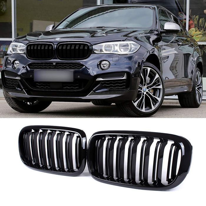 Двойни M Бъбреци Решетки BMW X5 X6 F15 F16 БМВ Х5 Х6 Ф15 Ф16 Гланц