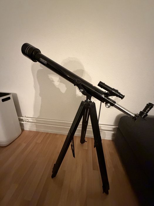 Telescop Starlux cu trepied și accesorii si binoclu