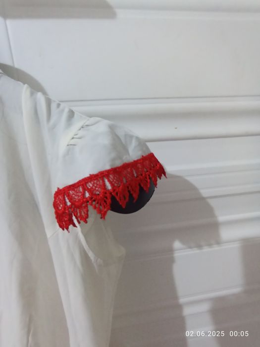 Платье белое длинное