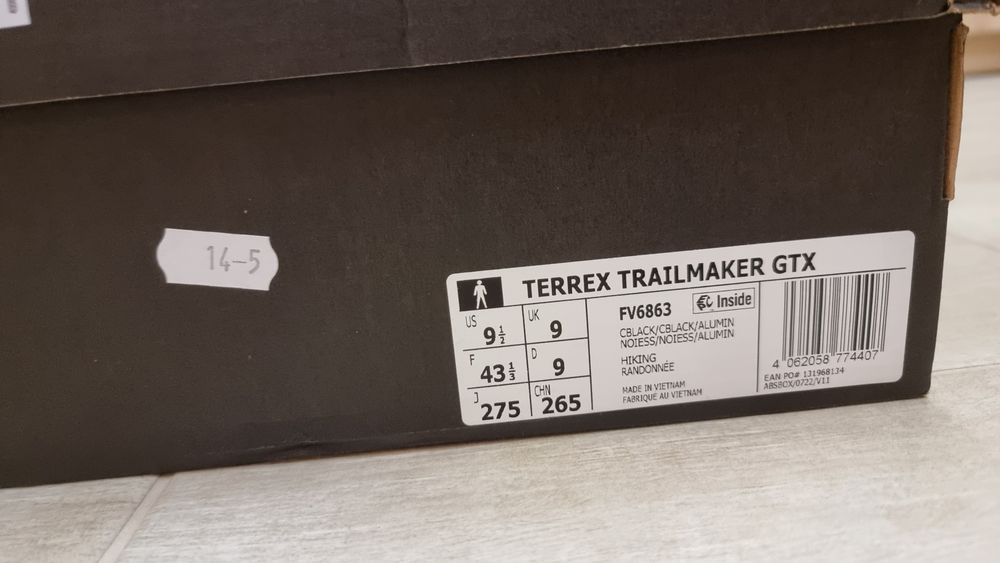 Маратонки Adidas Terrex Trailmaker GTX 43 и 1/3