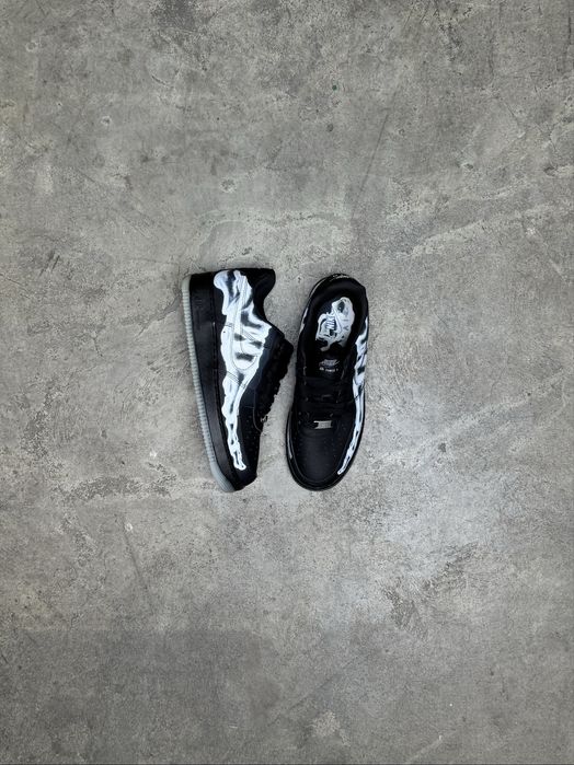 Nike Air Force 1 Low Skeleton Black Sneakers Black