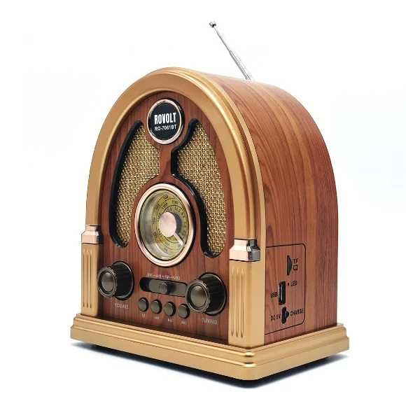 RADIO Casetofon Portabil RETRO, Acumulator,USB, BLUETOOTH, AUX, USB