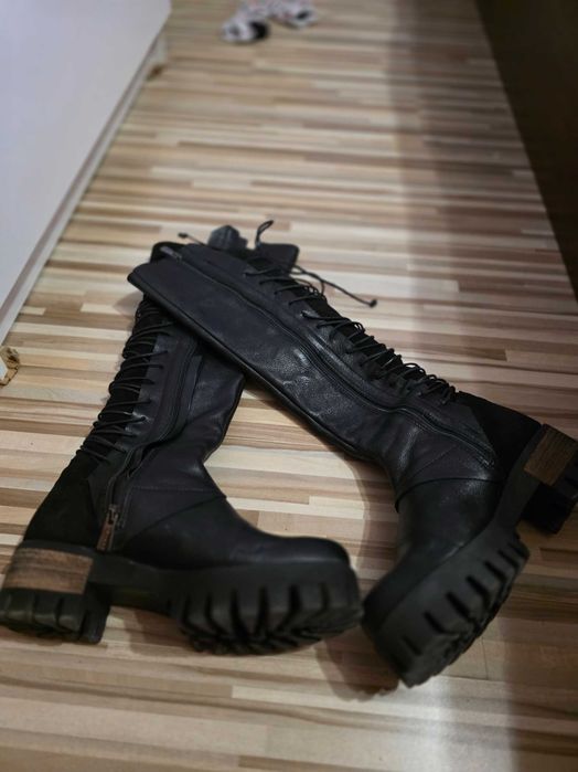 Дамски ботуши Амулет от естествена кожа