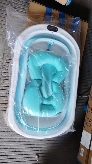 Детский складной ванночки с термометром