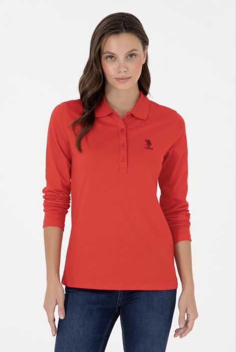 Лонгслив-поло от Us. Polo. Assn