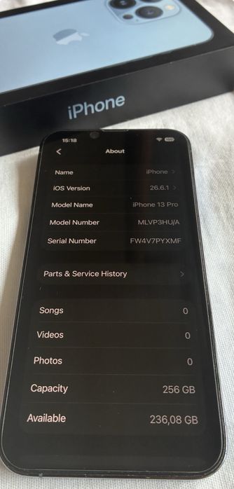 Iphone 13 pro Sierra Blue 256GB