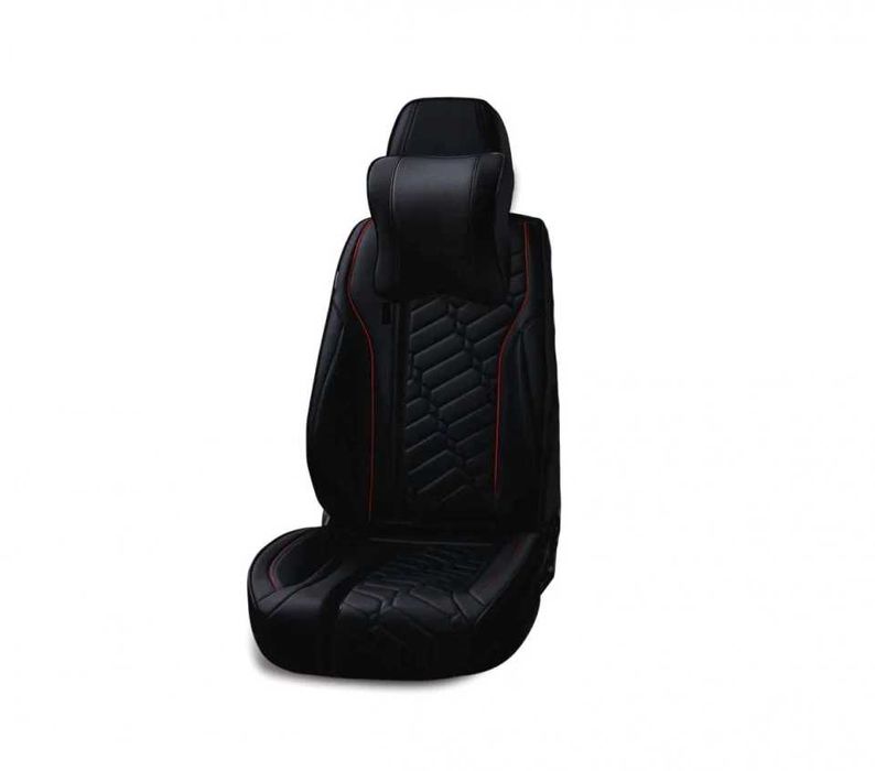 Set huse scaune auto universale, piele ecologica , fata-spate