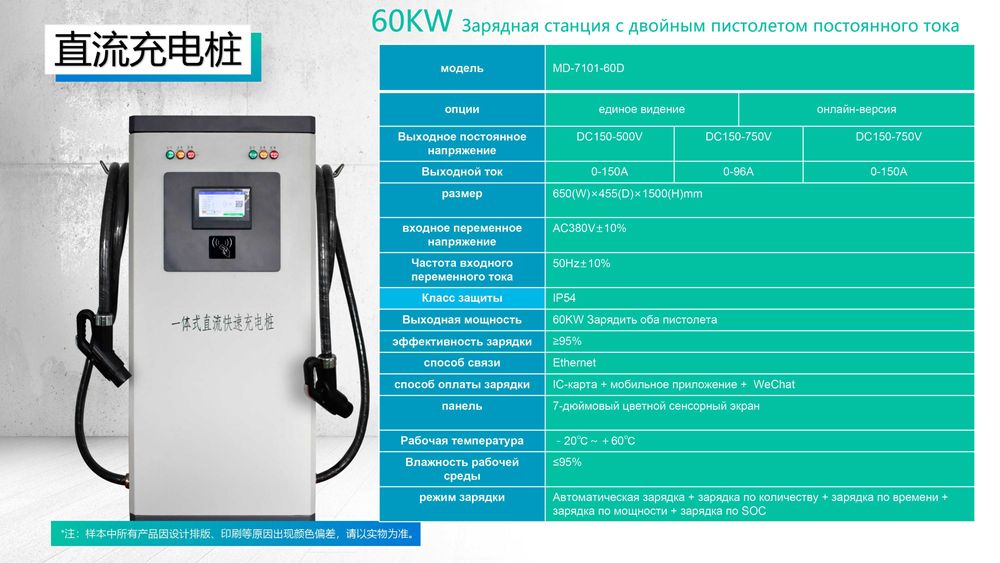 Зарядная станция на 60, 80, 120 кВт