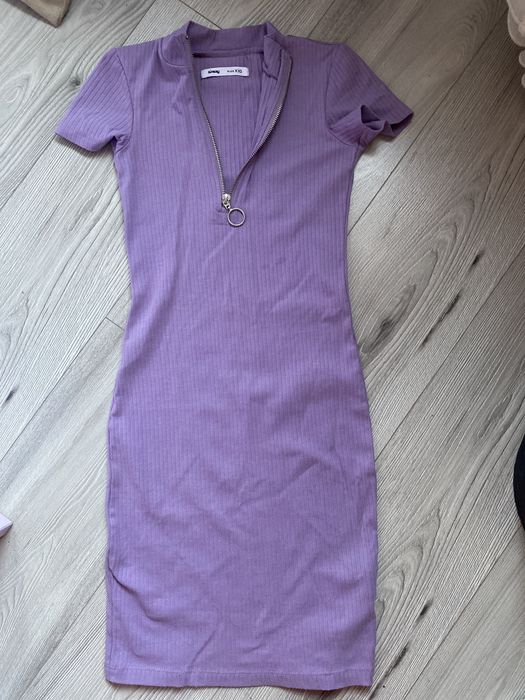 Rochie mov scurta mulata de zi