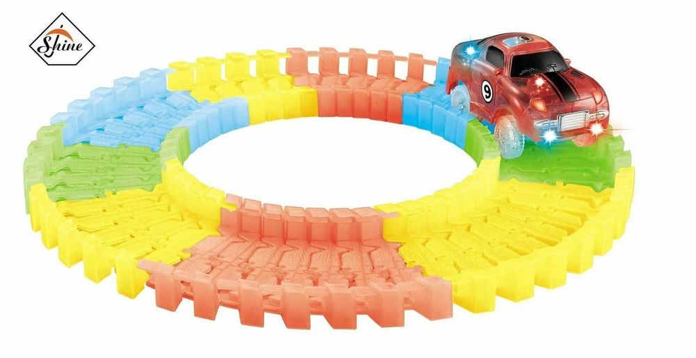Меджик тракс 220 части светеща писта MAGIC TRACKS количка кола игра