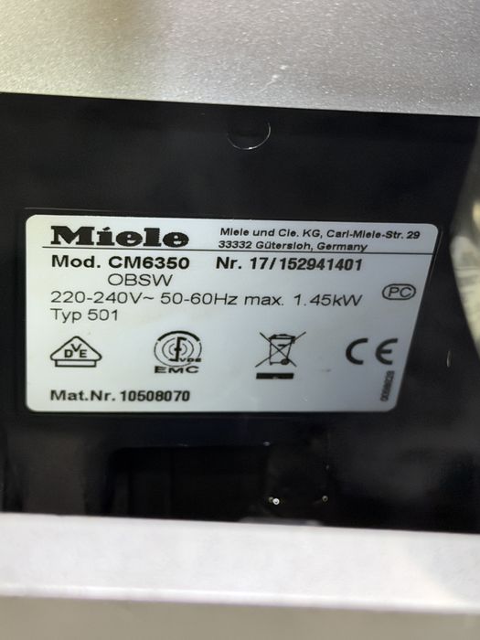 Кафемашина кафе автомат MIELLE CM6350 с гаранция