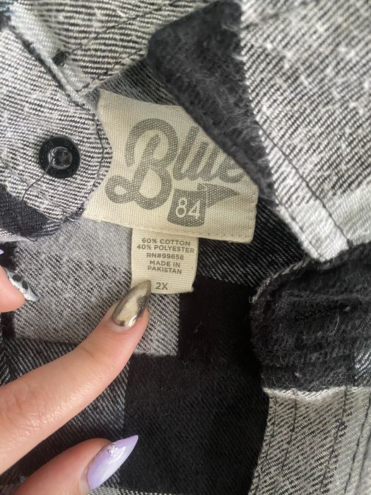 oversized карирана риза