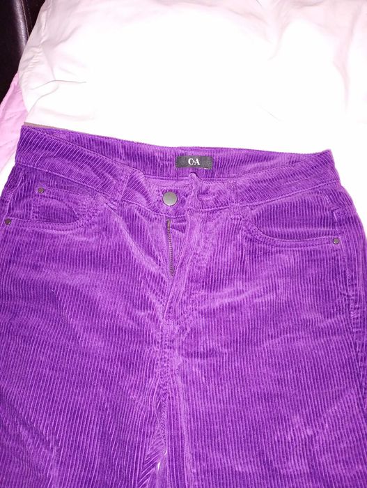 Pantaloni C&A material catifelat