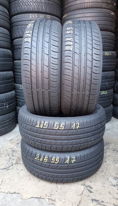 4 Anvelope Vară Falken 215 55 R17  Impecabile DOT0619.