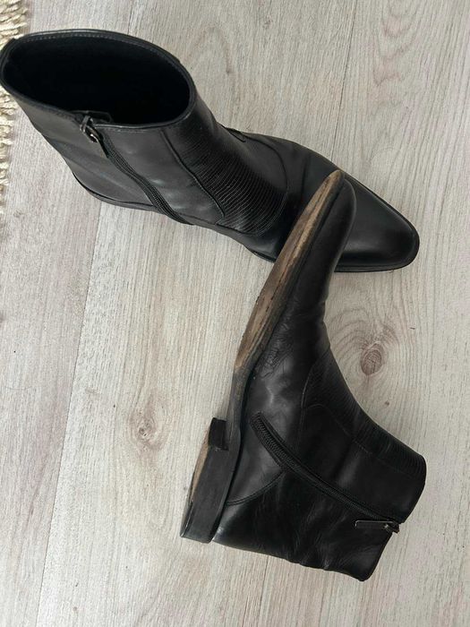 Мъжки кожени боти Hugo Boss