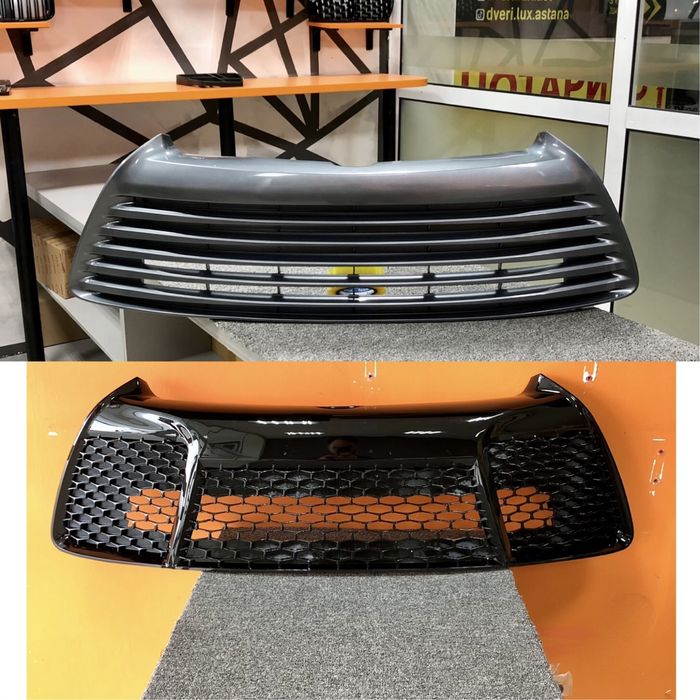 Решетка в бампер Камри 55 Американец