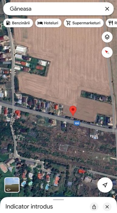 Teren Intravilan Ganeasa Ilfov Central la DJ 100