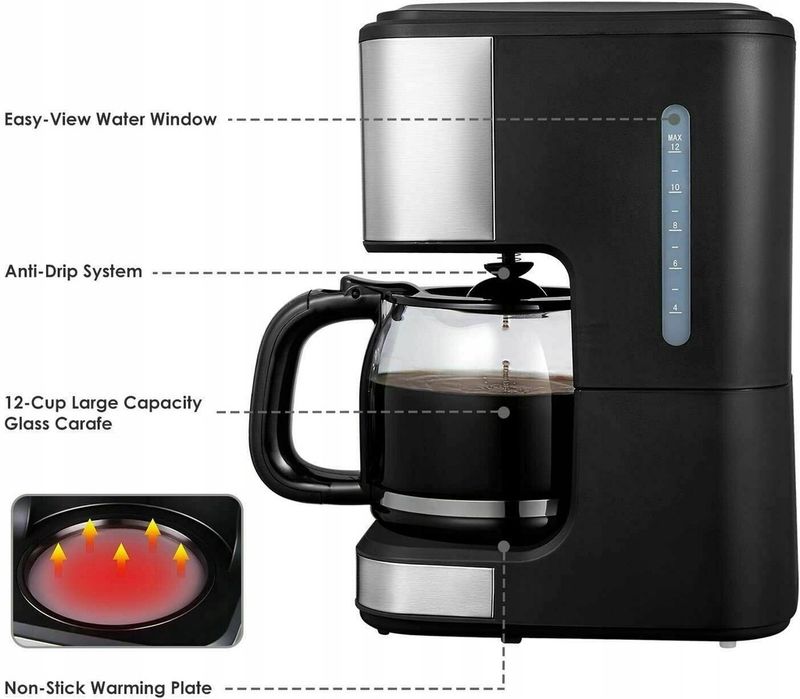 Кафе машина с програмируем таймер, функция за поддържане на топлина