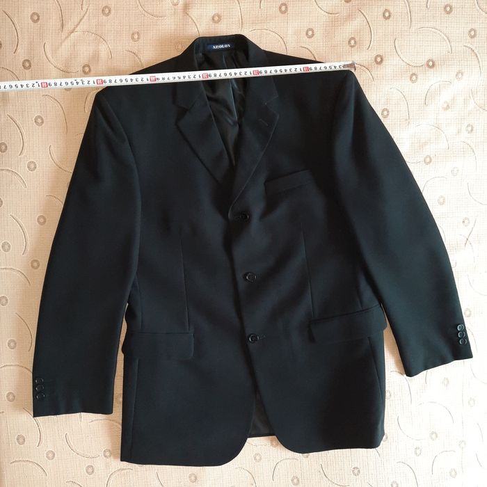 Мъжки костюм черен Аполон 52R