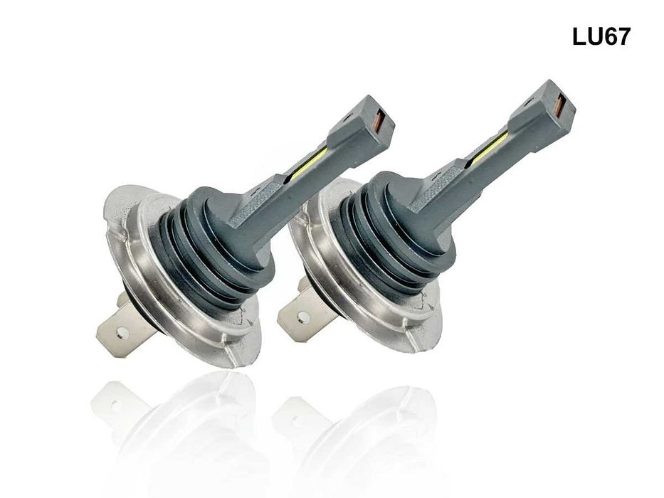Lumini LED H7 12V/24V Becuri auto 6500K 1200LM Chips COB