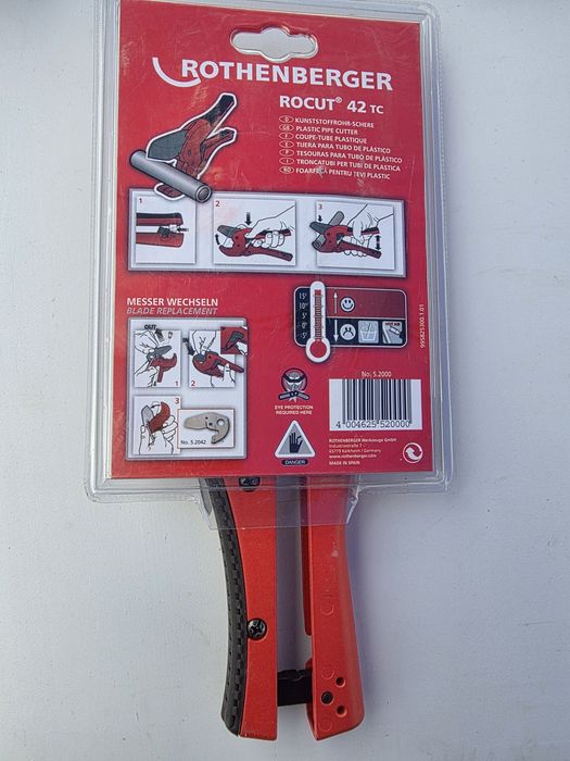 Foarfeca pentru tevi Rotenberger Rocut 42
