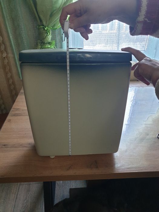 Бачок от унитаза Роса зеленый