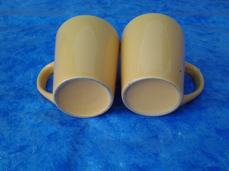 Yellow, set 2 cani cesti cafea si ceai de portelan, 250 ml