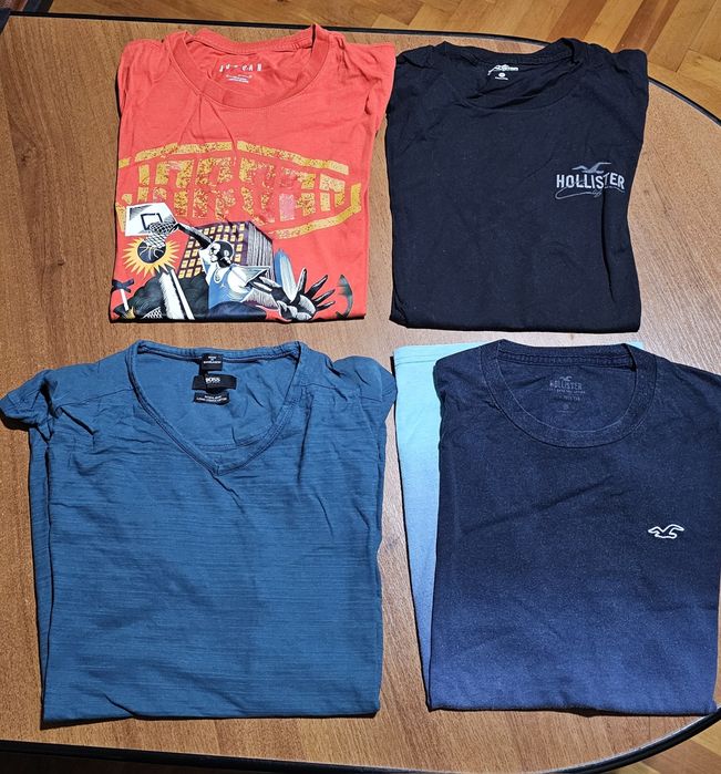 Pachet 4 tricouri Boss/ Nike Jordan/ Hollister