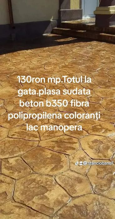 Beton amprentat Avans 0