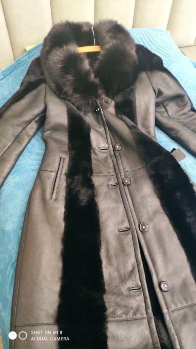 женская дубленка новая