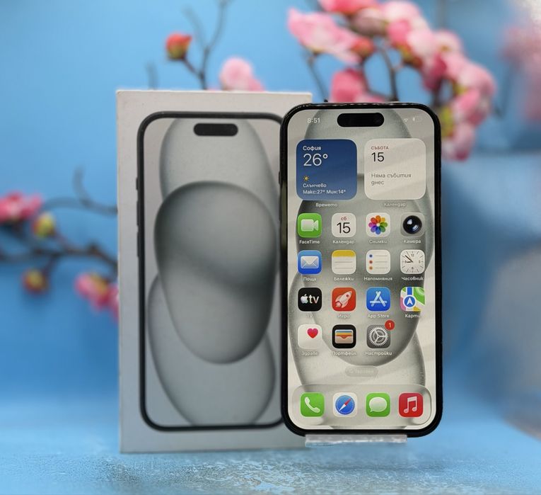 Apple iPhone 15, 128GB, 5G, Black