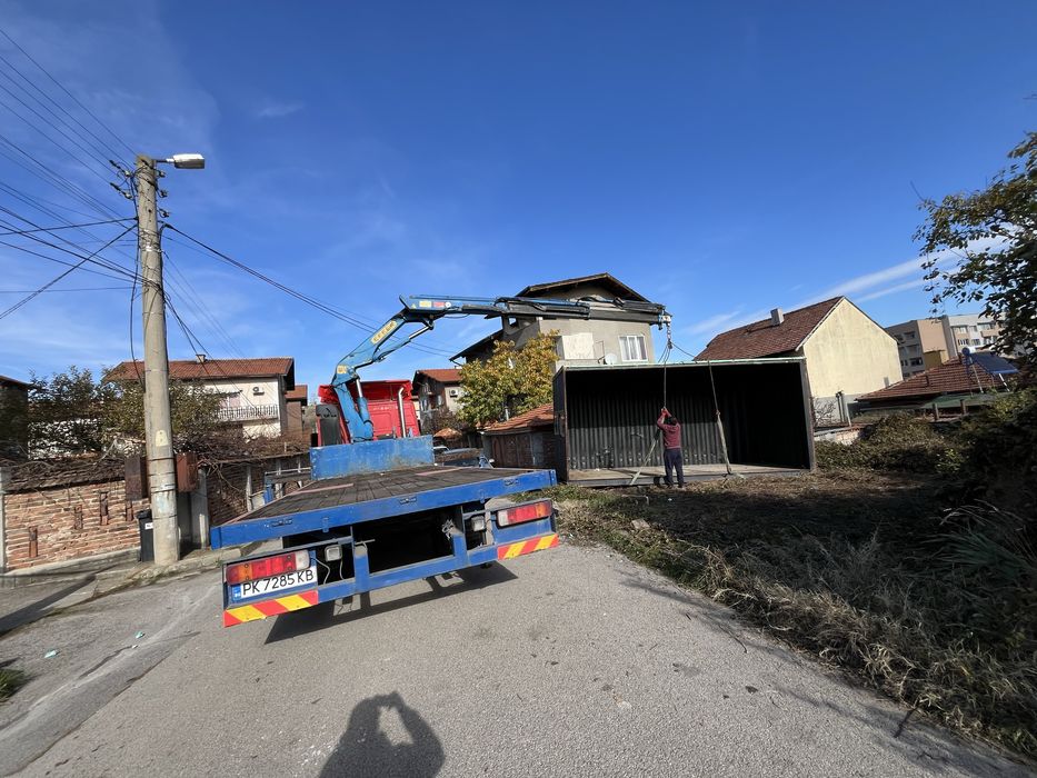 Транспорт с Кран и Самосвал! Услуги с Мини Багер и бобкат!