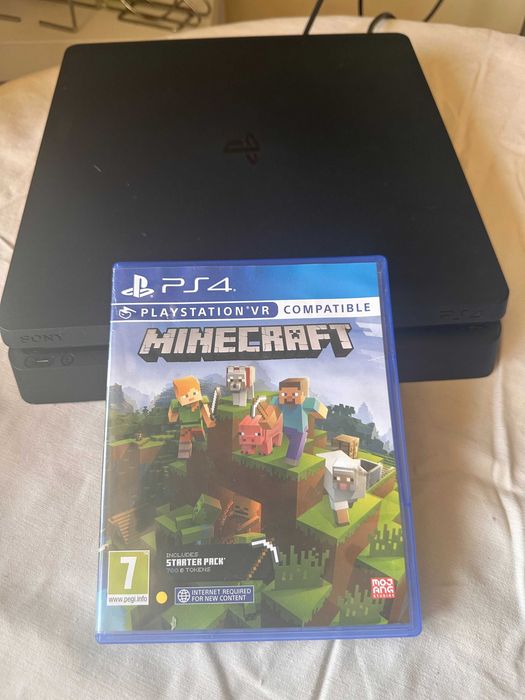 Sony PlayStation 4 Slim SW 13.50 PS4 500 GB + 2 игри и 2 джойстика