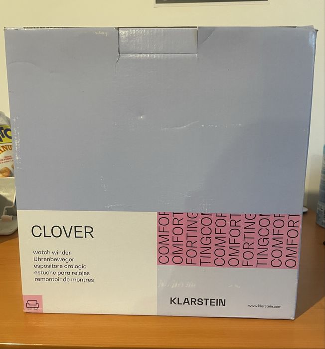 Întorcător Ceasuri (Watch Winder) Klarstein Clover – Pentru 4 Ceasuri Automatice