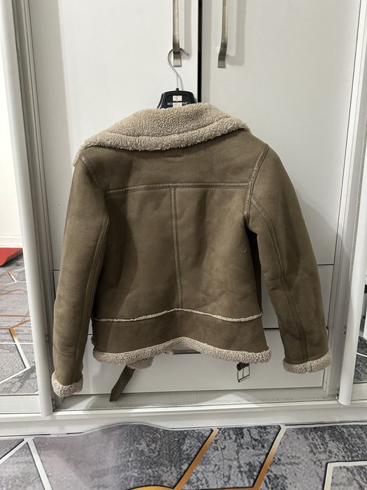 Дубленка куртка-пилот Zara (оригинал)