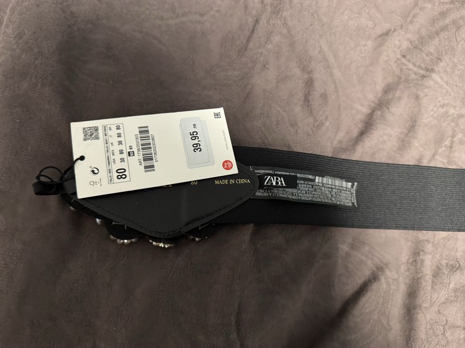 Широк ластичен колан за талия Zara