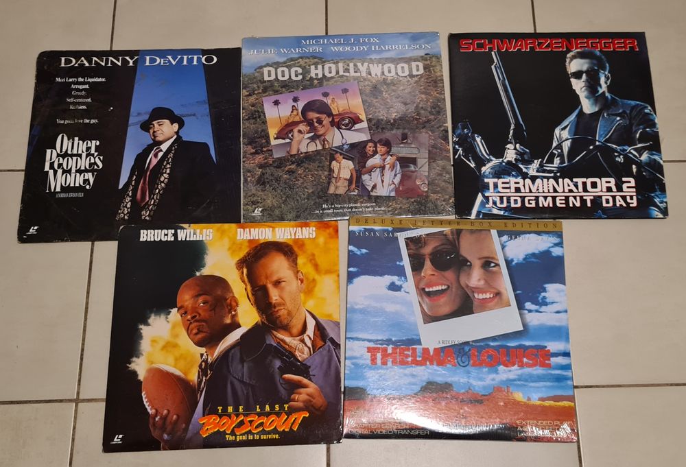 Filme LaserDisc Laser Disc LD VHS Blu Ray DVD Terminator ClujNapoca