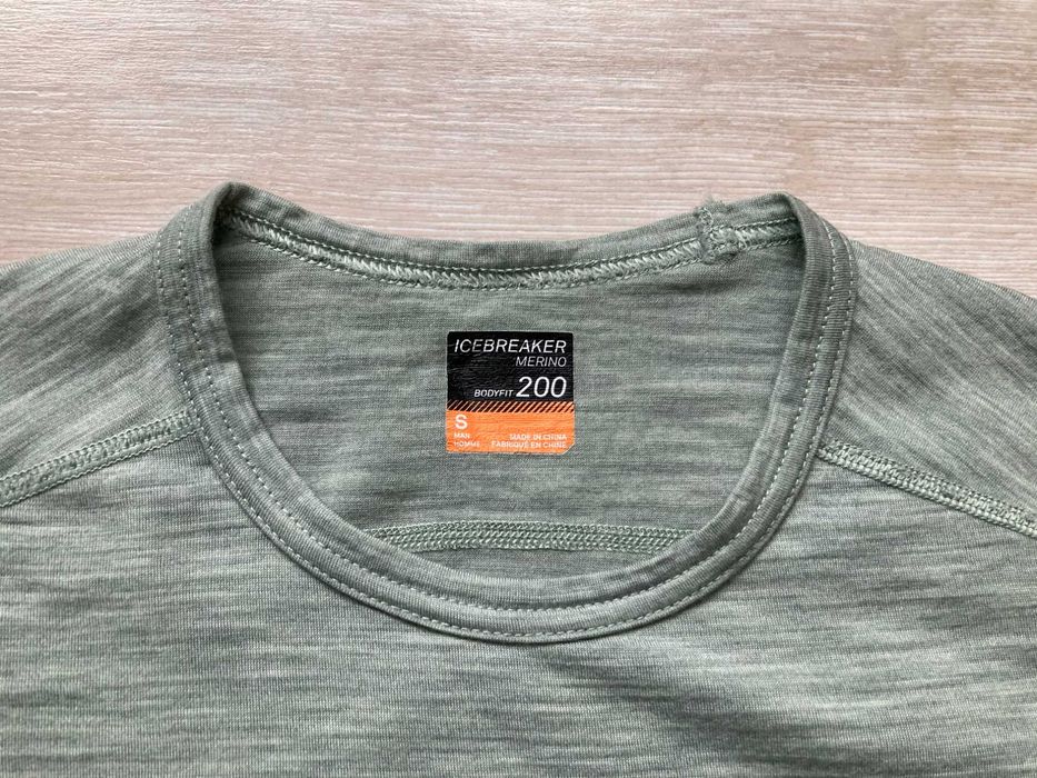 Icebreaker Bodyfit 200 merino wool мерино мъжка тениска размер S