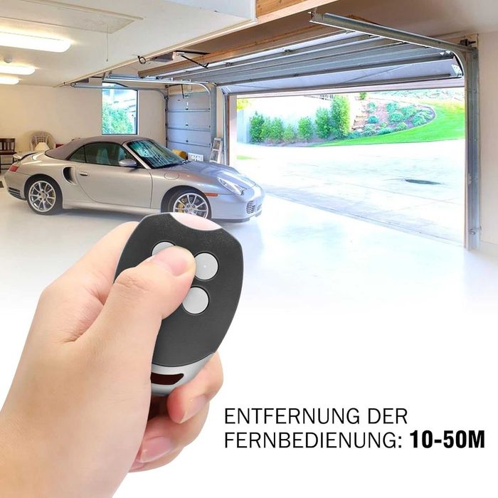 RUIZHI Дистанционно управление за гаражна врата, комплект от 3 броя