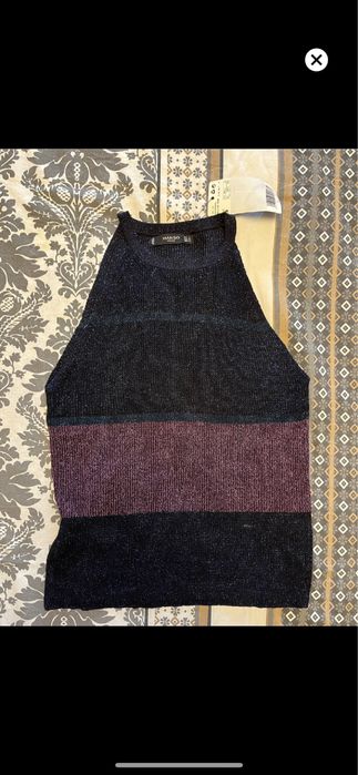 Top Mango cu eticheta