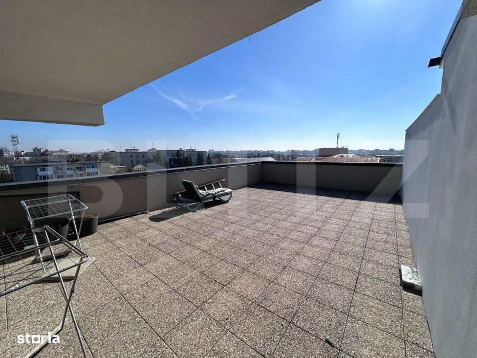 Apartament 2 camere, 63 mp, bloc nou, terasa 40 mp, cartier George Ene