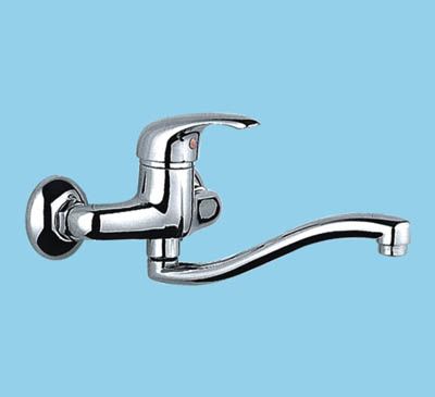 Смесител за мивка с керамична глава, стенен; Резервен чучур