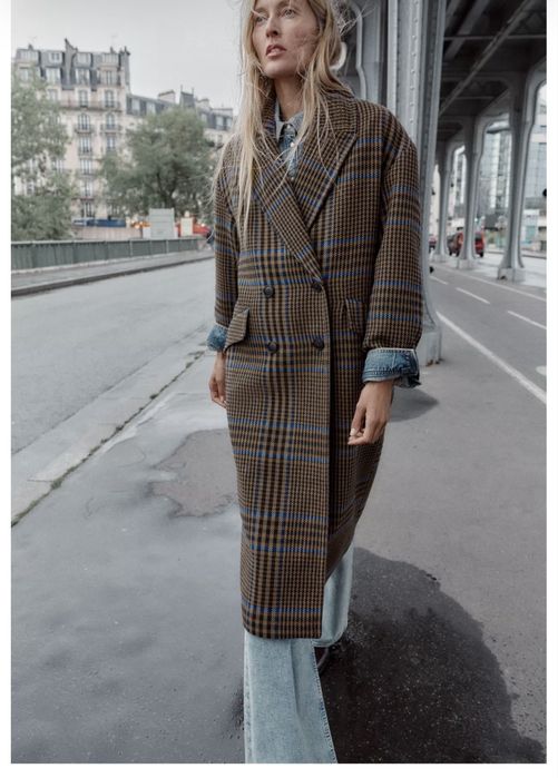 Оувърсайз палто Zara