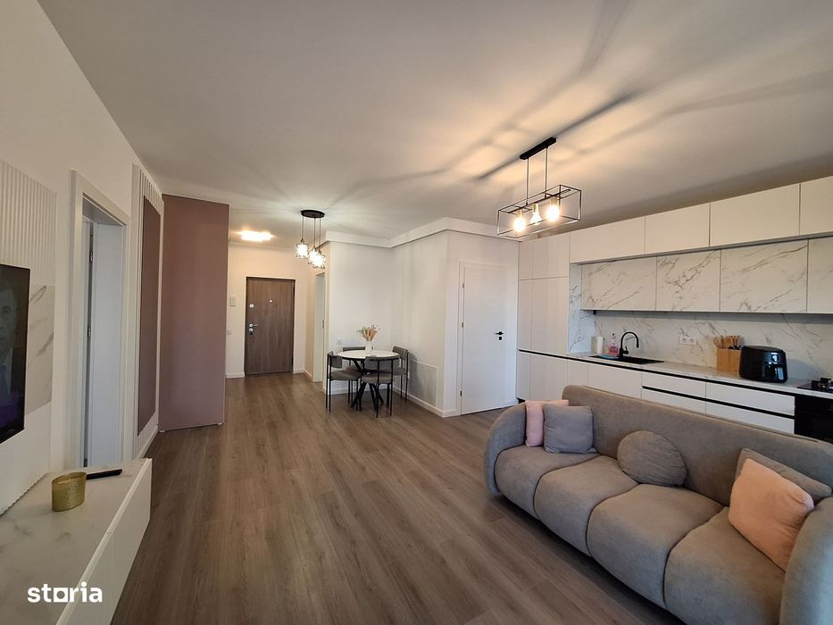 Apartament in bloc nou, etaj intermediar, zona Oncos — fotografia 1