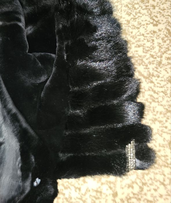 Шуба мутон-норка