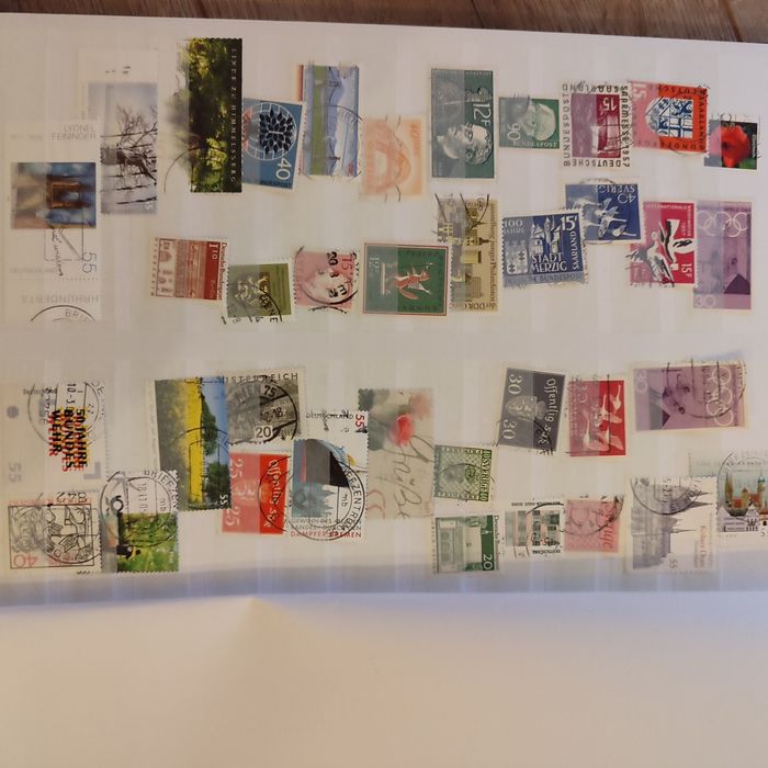 Clasor 16 pagini cu timbre