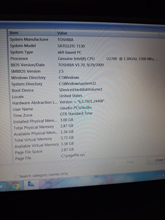 Laptop  TOSHIBA ..