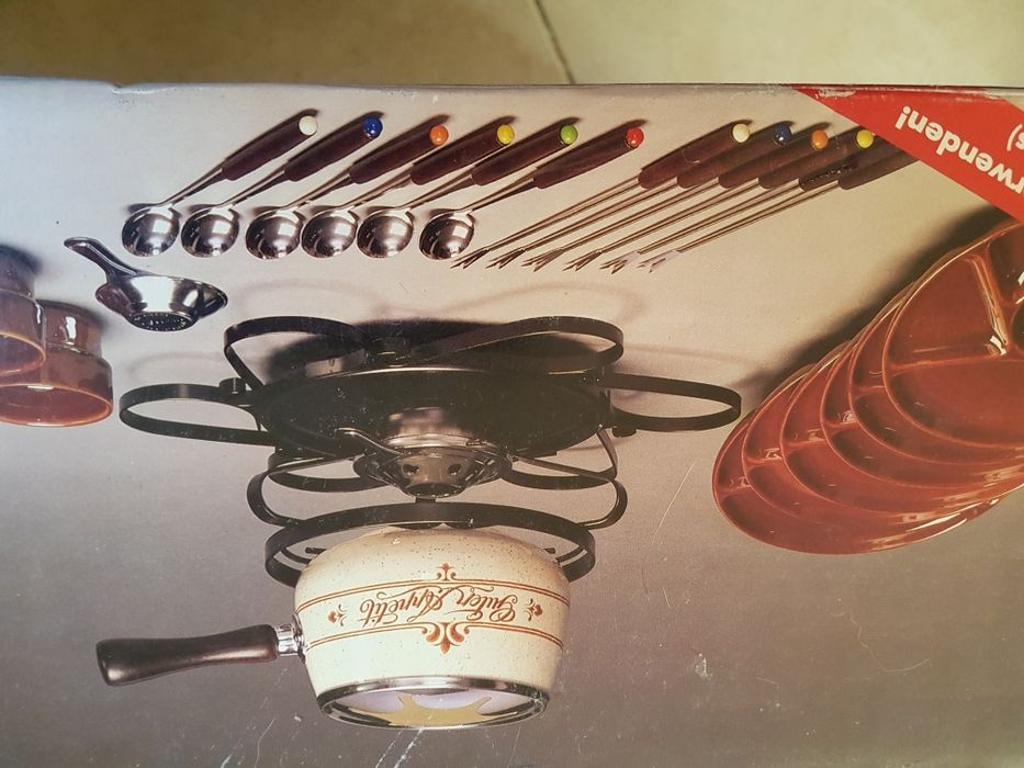 Set vesela, Fondue, wafe, gril electric, termoplonjon Nou, inductie